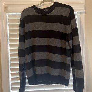 Men's striped crewneck sweater